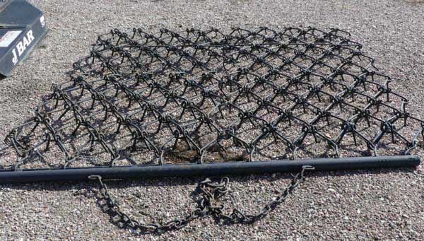 NEW--8 foot WIDE x 6 foot pull type chain/pasture harrows