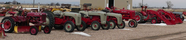 Used tractor line-up