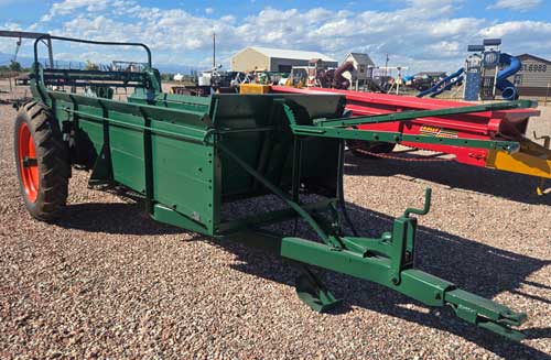USED -- REBUILT NEW IDEA GROUND DRIVE MANURE SPREADER, MODEL 12A, ALL NEW WOOD
