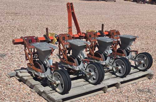 Used - Milton 4 row small seed planter