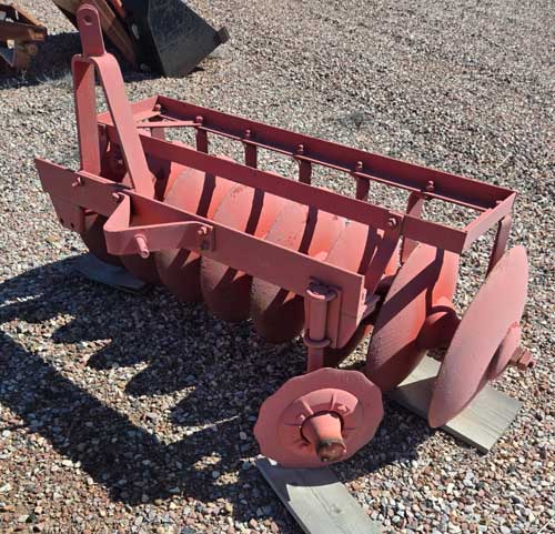 Used -- disc plow works good in sandy ground